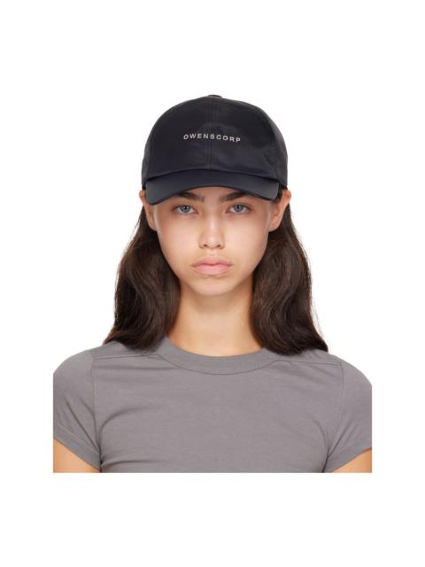 Rick Owens Black Tower Baseball Cap