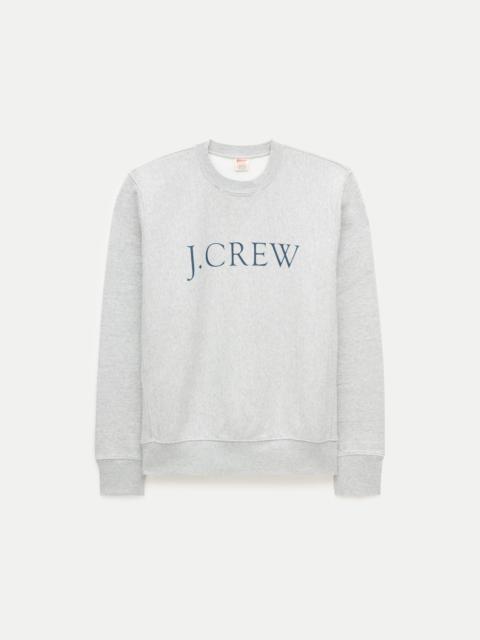J.CREW Heritage 14 oz. fleece logo sweatshirt