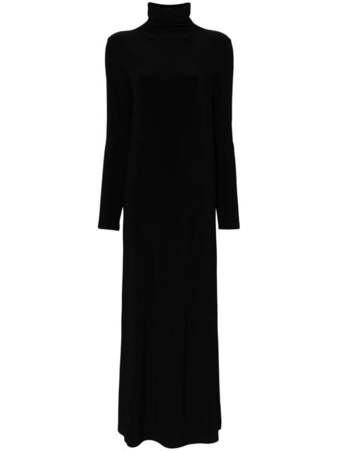 NORMA KAMALI mock-neck long-sleeved gown