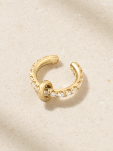 Spinelli Kilcollin 18-karat Gold Diamond Ear Cuff