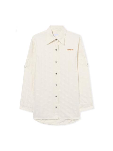 Off-White Star Jacquard Denim Shirt Jacket