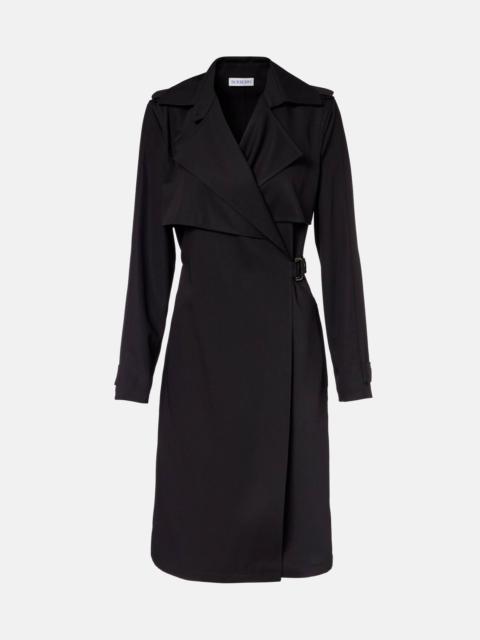 Burberry Belted wool wrap dress
