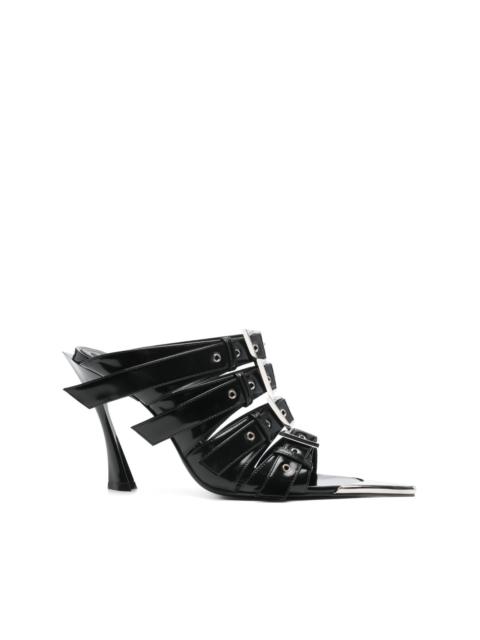 MUGLER 100mm buckle-detailed sandals