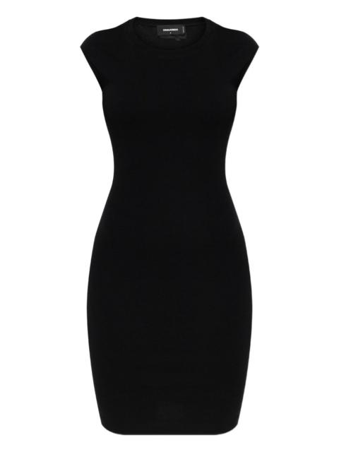 DSQUARED2 short-sleeved bodycon mini day dress