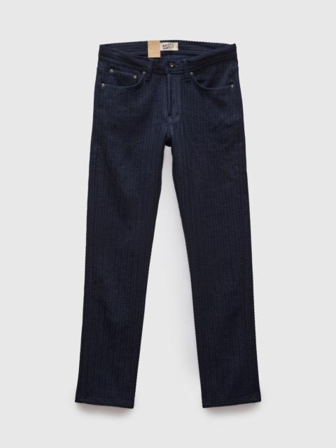 Naked & Famous "Indigo Sugiaya" 12oz Herringbone Dobby Twill - Weird Guy Fit