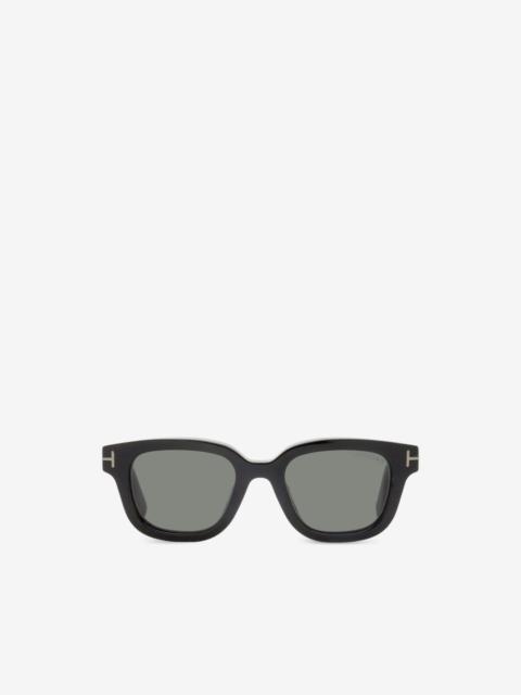 TOM FORD T-logo rectangular-frame sunglasses