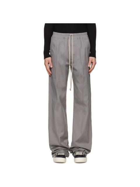 Rick Owens Gray Tower Dietrich Drawstring Trousers