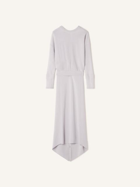 Lanvin LONG SILK DRESS WITH BACK TIE