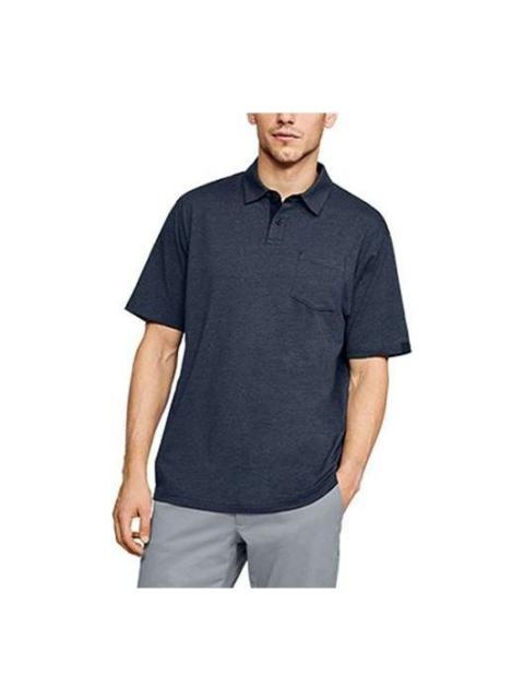 Under Armour Under Armour Charged Cotton Scramble Polo Shirt 'Navy' 1321111-408