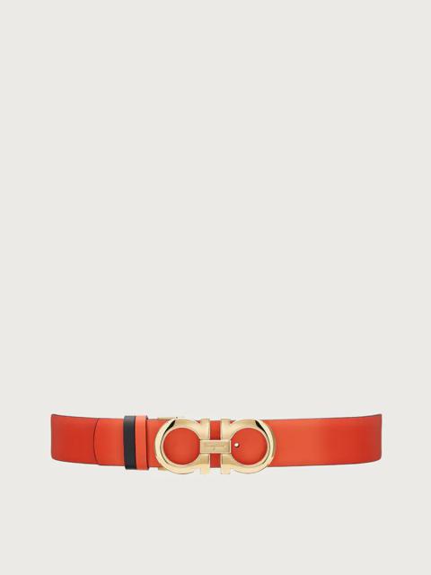 FERRAGAMO REVERSIBLE AND ADJUSTABLE GANCINI BELT