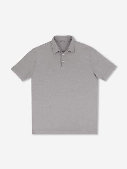 SLOWEAR Slim-fit organic IceCotton polo shirt