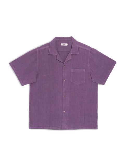 Bather Grape Linen Camp Shirt