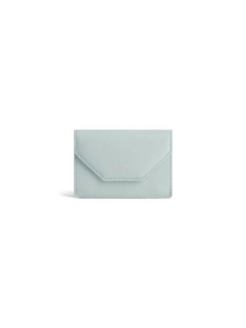 Women's Envelope Mini Wallet in Light Blue