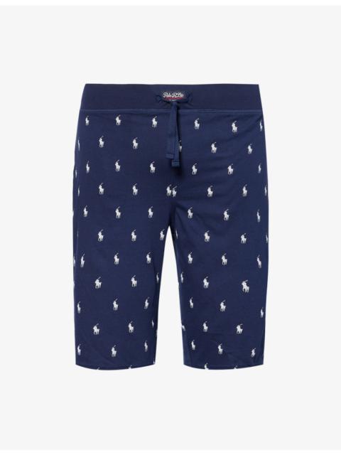 Polo Ralph Lauren Cotton-jersey logo-print pyjama shorts