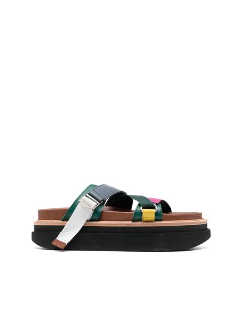 sacai open-toe strap-detail sandals