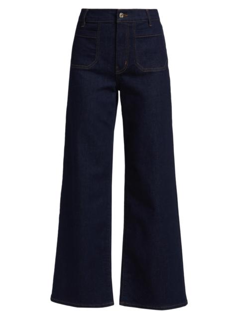 FRAME Women's Le Slim Palazzo Modernist Pocket Jeans - Rinse