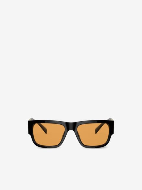 VERSACE Medusa rectangle-frame sunglasses