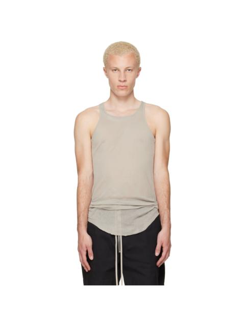 Rick Owens Off-White Tower Basic Rib Tank Top