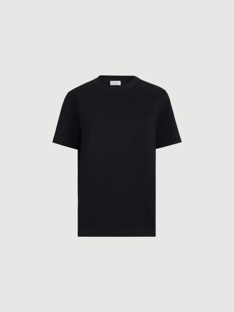 Brunello Cucinelli Cotton jersey T-shirt with monili