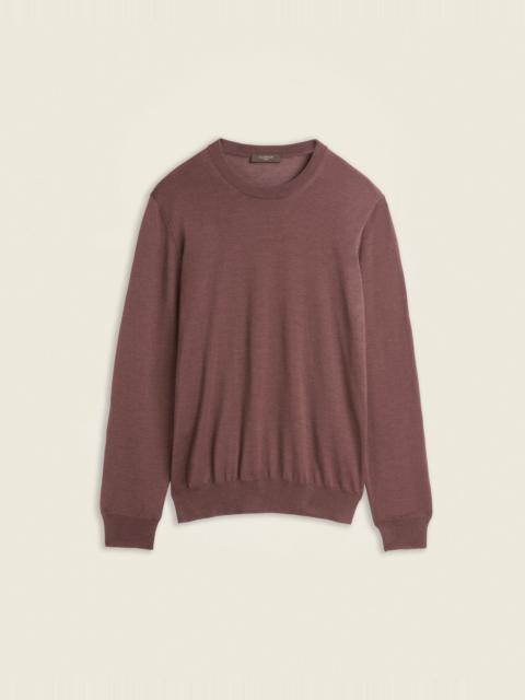 SLOWEAR Cashmere and silk slim fit crewneck sweater