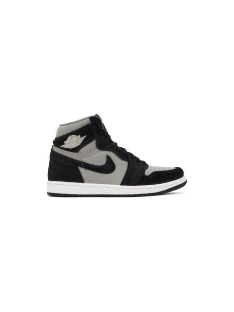 Jordan Black & Gray Air Jordan 1 Retro Sneakers
