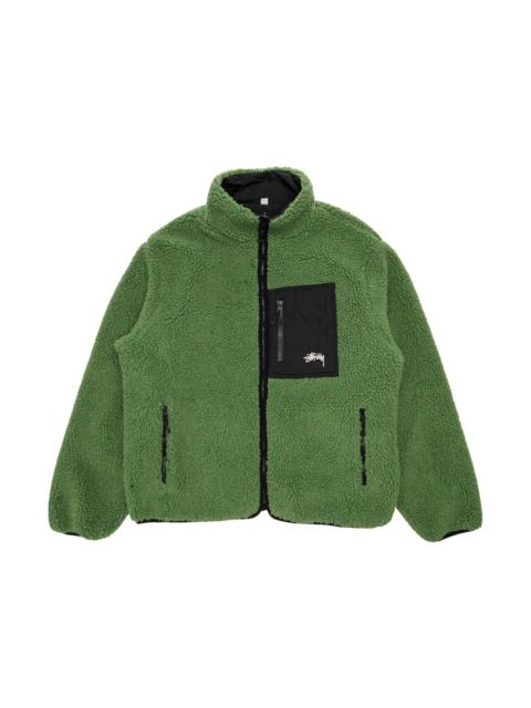 Stüssy Stussy 8 Ball Sherpa Reversible Jacket Green