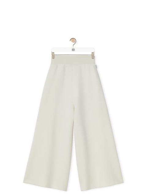 Loewe Cropped trousers in cashmere