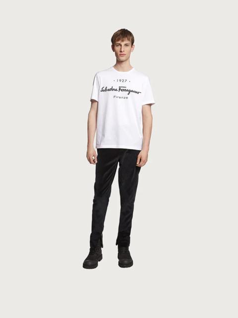 FERRAGAMO 1927 SIGNATURE T-SHIRT