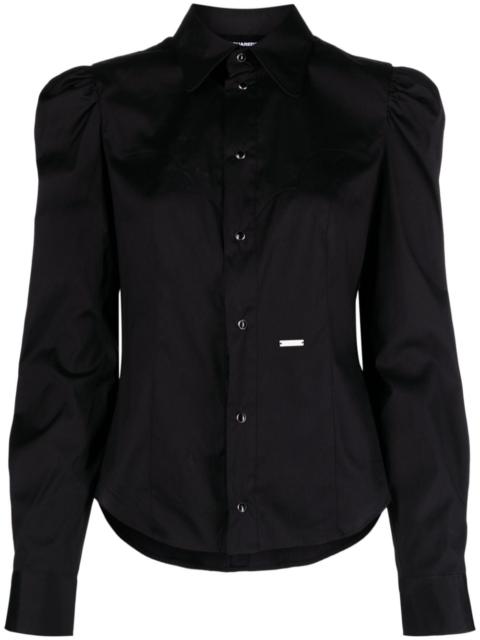 DSQUARED2 서양 로고 클립 셔츠