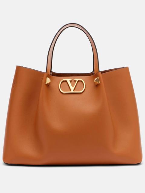 Valentino VLogo Medium leather tote bag