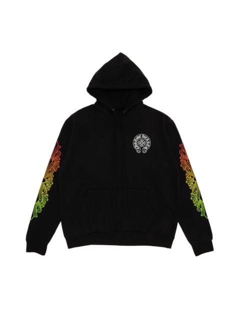 Chrome Hearts Floral Sleeve Gradient Made In Hollywood Hoodie 'Black'