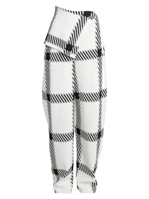 Stella McCartney Lumberjack-Check Knit Pants