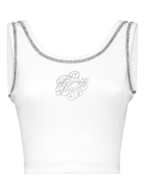PHILIPP PLEIN crystal-embellished tank top