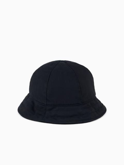 GIORGIO ARMANI Reversible technical-fabric cloche hat