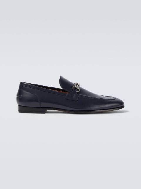 GUCCI Gucci Jordaan Horsebit leather loafers