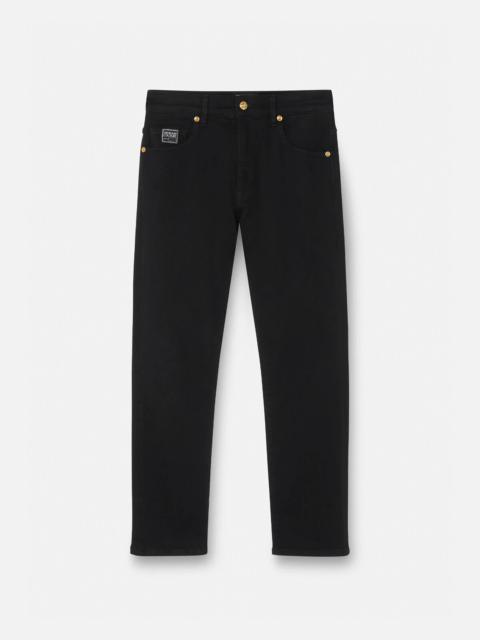 VERSACE JEANS COUTURE Logo Embroidered Jeans