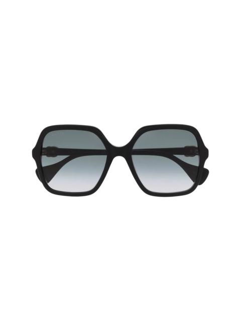 GUCCI oversize-frame sunglasses