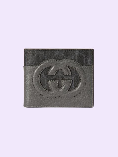 GUCCI Wallet with cut-out Interlocking G