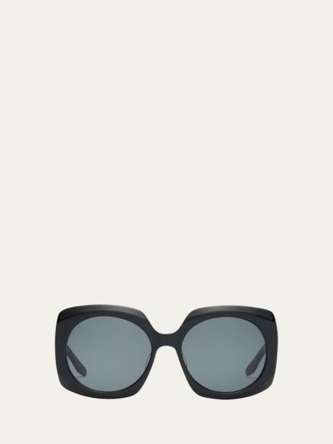 BARTON PERREIRA x Sarah Hoover Delia Acetate Square Sunglasses