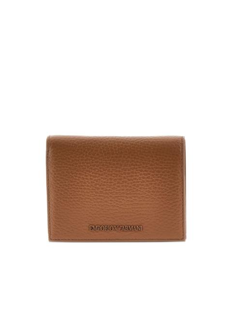 EMPORIO ARMANI textured wallet