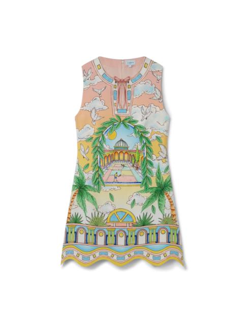 CASABLANCA Paysage Ideal Cocktail Dress