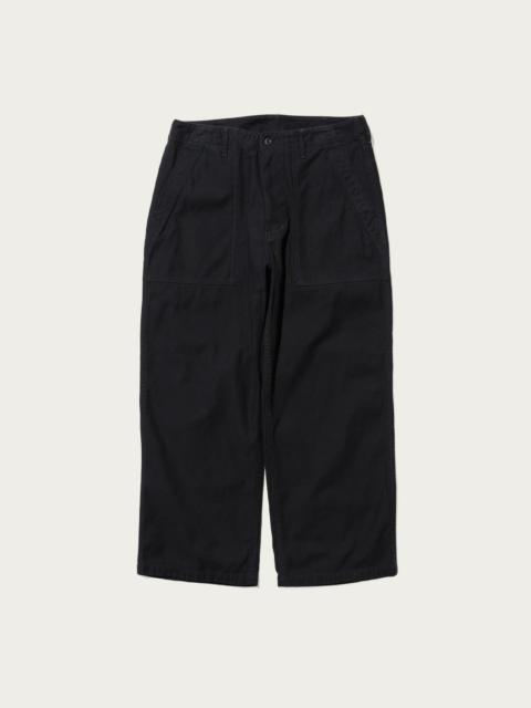 BEAMS PLUS MIL Utility Trousers Reversed Sateen - Black