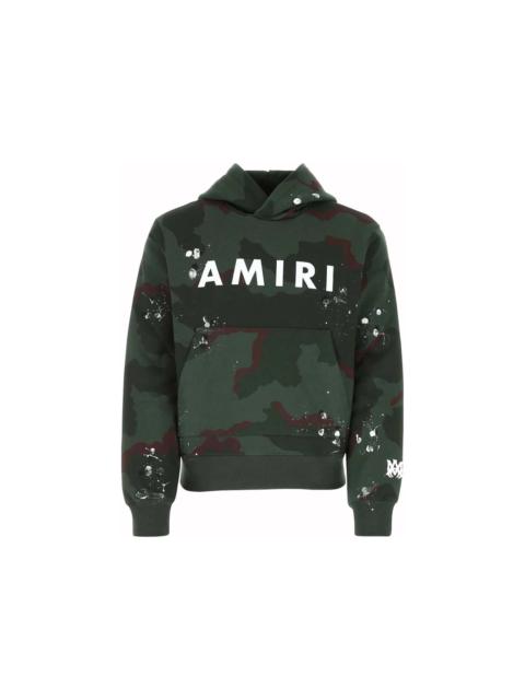 AMIRI AMIRI Army Logo Hoodie Camo