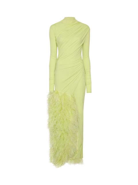 Jersey Feather Dress