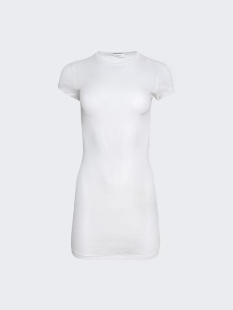 WARDROBE.NYC Cap Sleeve Mini Dress White