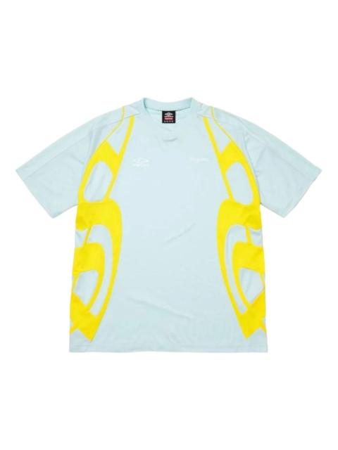 Supreme Supreme x Umbro SS26 Old English Soccer Jersey 'Light Blue' SUP-SS26-211-BLU