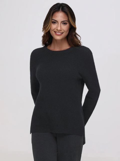 525 america Emma: 100% Cashmere Crewneck Shaker Stitch Sweater