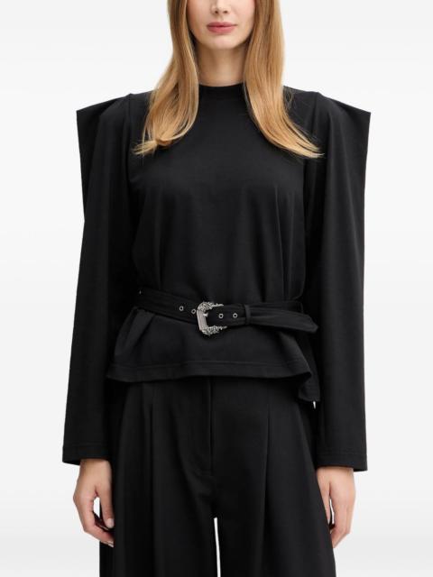 VERSACE JEANS COUTURE buckle-detailed top