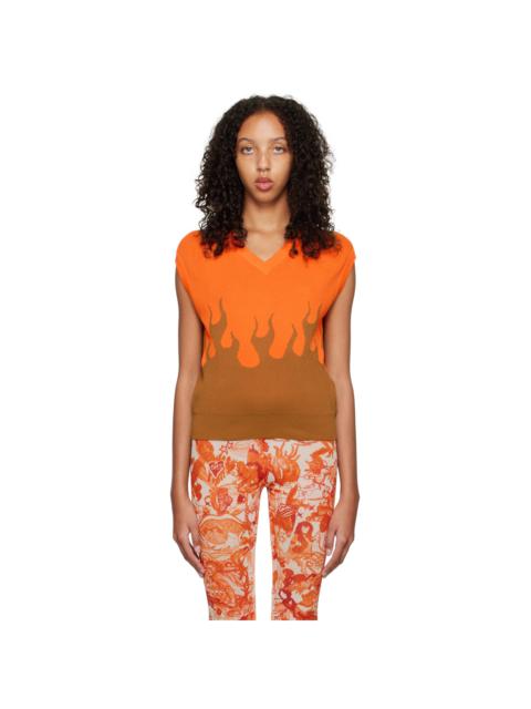 MARCO RAMBALDI SSENSE Exclusive Orange Vest
