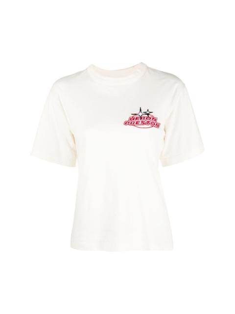 logo-embroidered short-sleeved T-shirt